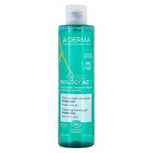 ADERMA BIOLOGY AC GEL MOUSSANT 200ML