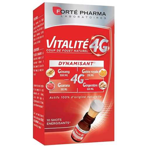 FORTE PHARMA VITALITE 4G DYNAMISANT 10 SHOTS