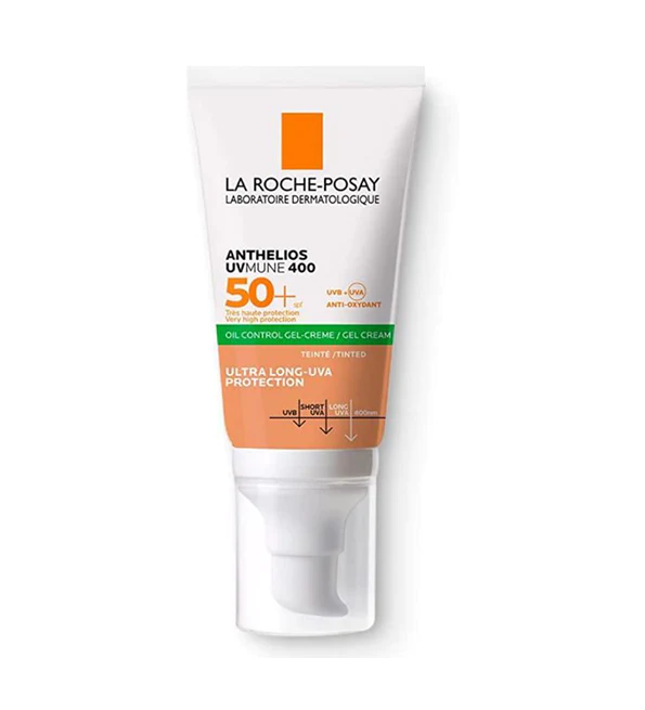 LA ROCHE POSAY ANTHELIOS UVMUNE 400 OIL CONTROL GEL CREME TEINTE SPF50+ 50ML