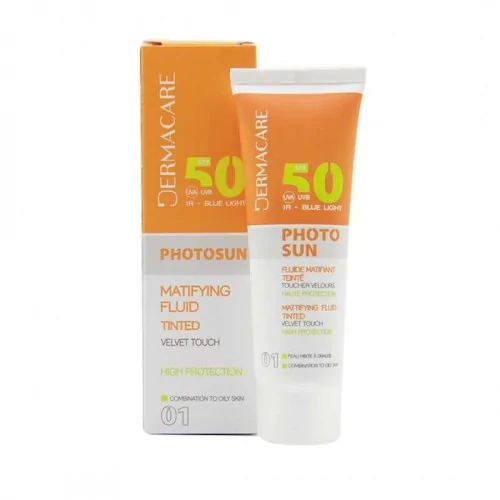 PHOTOSUN 01 FLUIDE MATIFIANT TEINTE 50+