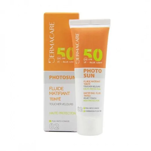 PHOTOSUN 02 FLUIDE MATIFIANT TEINTE 50+